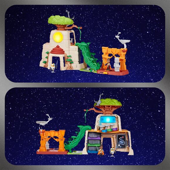 Star Wars Young Jedi Adventures Jedi Temple Toy with Action Figures - Picture 2 of 9